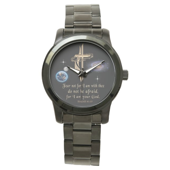 ISAIAH 41:10 HORLOGE (Voorkant)