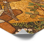 Isaiah 41:10 Jesus Mosaic Poster (Hoek)