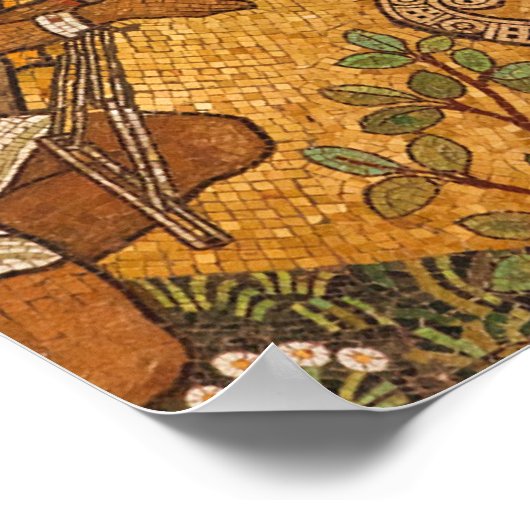 Isaiah 41:10 Jesus Mosaic Poster (Hoek)