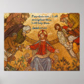 Isaiah 41:10 Jesus Mosaic Poster (Voorkant)