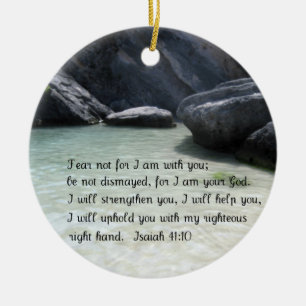 Isaiah 41:10 keramisch ornament