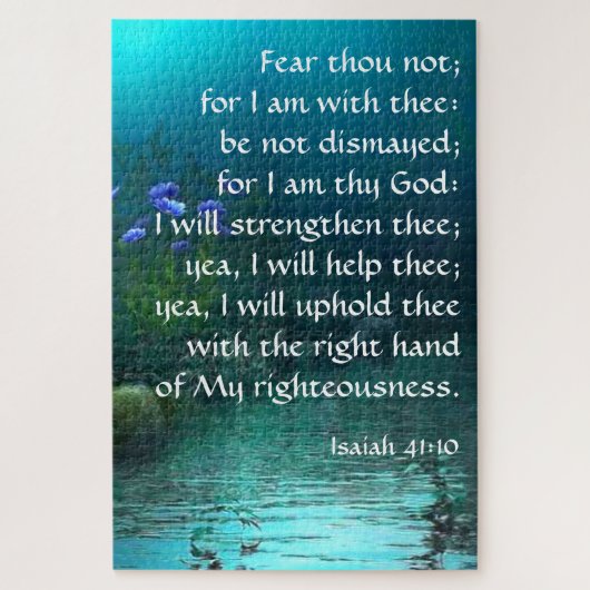 Isaiah 41:10 legpuzzel (Verticaal)