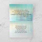 Isaiah 41:10 maakt zich geen zorgen over bijbels C Kaart (Binnen)