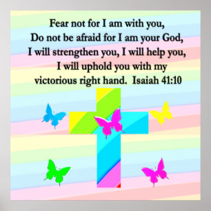 ISAIAH 41:10 ONTWERP POSTER