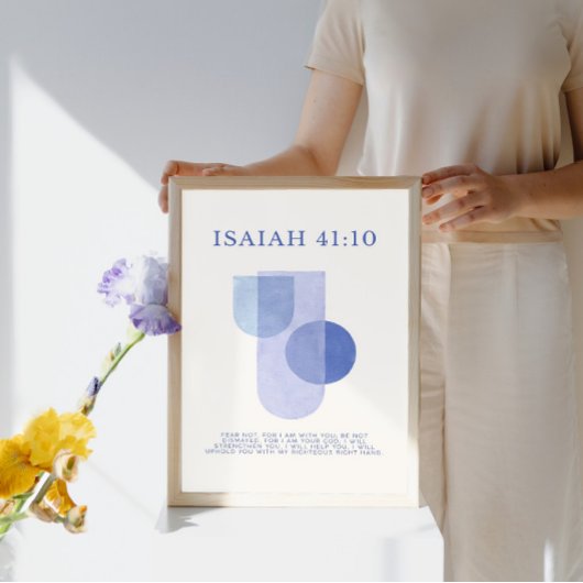 Isaiah 41:10 poster