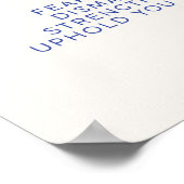 Isaiah 41:10 poster (Hoek)