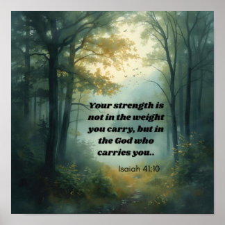 Isaiah 41:10 poster