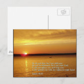 Isaiah 41:10 Sunset Briefkaart (Voorkant / Achterkant)