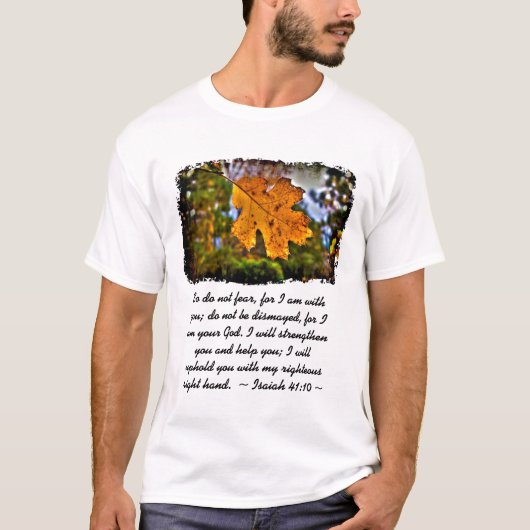 Isaiah 41:10 t-shirt (Voorkant)