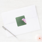 Isaiah 41:10 vierkante sticker (Envelop)