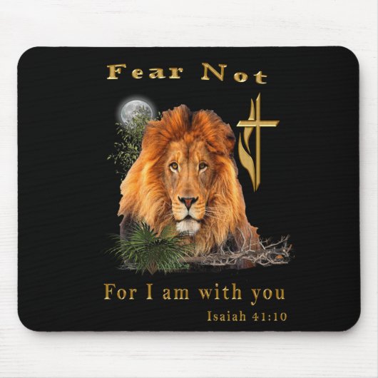 Isaiah 41:10 voorwerpen muismat (Voorkant)