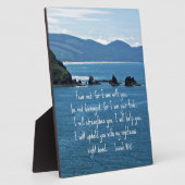 Isaiah 41:10 Vrees niet voor mij... Fotoplaat (Zijkant)