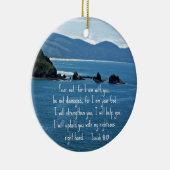 Isaiah 41:10 Vrees niet voor mij... Keramisch Ornament (Rechts)