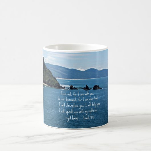 Isaiah 41:10 Vrees niet voor mij... Koffiemok (Center)