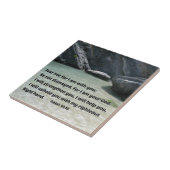 Isaiah 41:10 Vrees niet voor mij... Tegeltje (Zijkant)