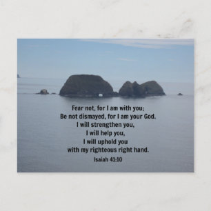 Isaiah 41:10 Vrees niet, want ik ben bij jou Briefkaart