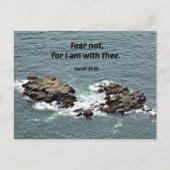 Isaiah 41:10 Vrees niet, want ik ben bij u. Briefkaart (Voorkant)