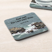 Isaiah 41:10 Vrees niet, want ik ben bij u. Onderzetter (Linkerzijde)