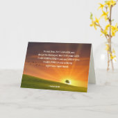 Isaiah 41:10 Wees niet bang voor mij Kaart (Gele Bloem)