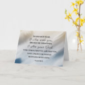 Isaiah 41:10 Wees niet bang, want ik ben bij je Bi Kaart (Gele Bloem)