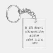 Isaiah 41:13 Bijbelversie Sleutelhanger (Voorkant Links)