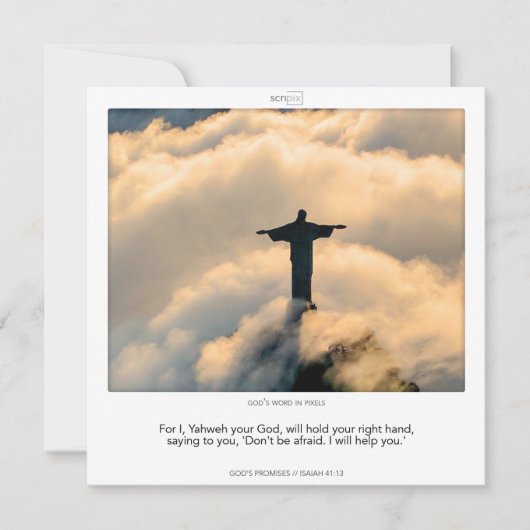 Isaiah 41:13 GOD'S PROMISES Kaart (Voorkant)