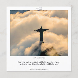 Isaiah 41:13 GOD'S PROMISES Kaart