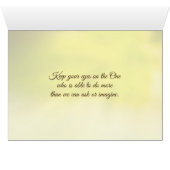 Isaiah 41:13 Ik hou je bij je rechterhand... Kaart (Binenzijde Horizontaal (Onderkant))