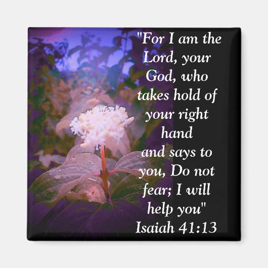 Isaiah 41:13 magneet (Voorkant)