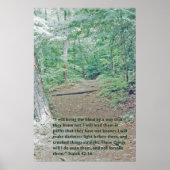 Isaiah 42:16 Wilde weg Poster (Voorkant)