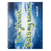 Isaiah 42:8 notitieboek (Voorkant)