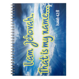 Isaiah 42:8 notitieboek