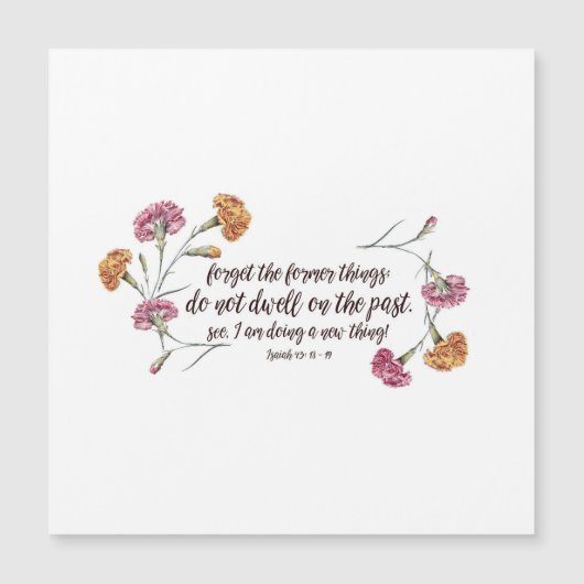 Isaiah 43:18-19 (Voorkant)