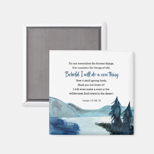 Isaiah 43:18-19 magneet (Voorkant / Achterkant)
