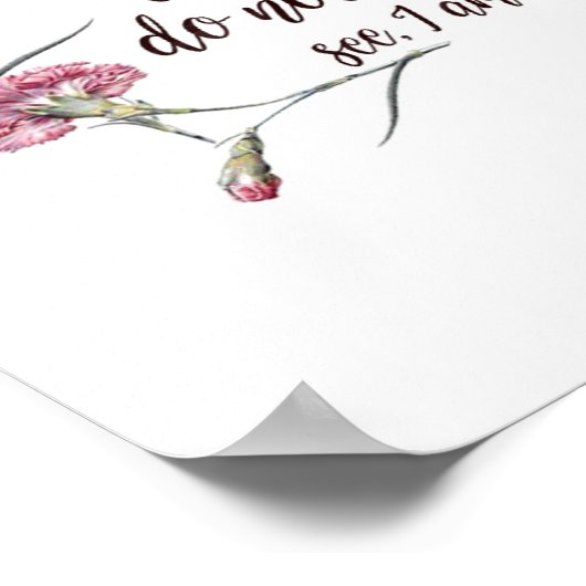 Isaiah 43:18-19 poster (Hoek)