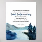 Isaiah 43:18-19 poster (Voorkant)