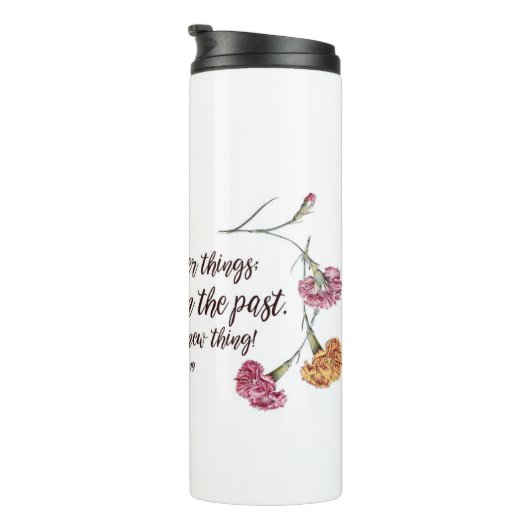 Isaiah 43:18-19 thermosbeker (Geroteerd rechts)