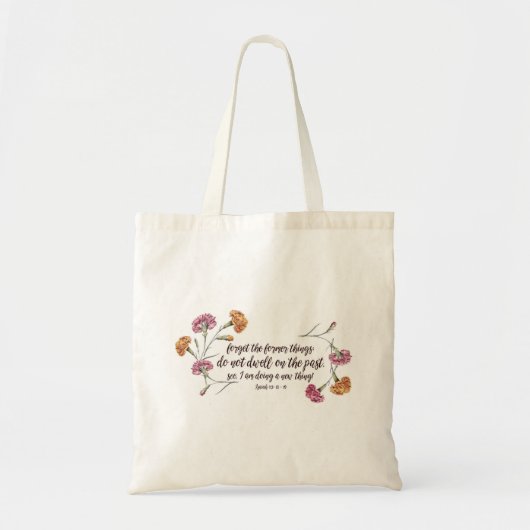Isaiah 43:18-19 tote bag (Voorkant)
