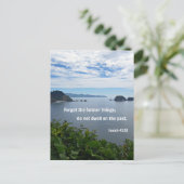 Isaiah 43:18 Vergeet de vroegere dingen; niet.. Briefkaart (Staand voorkant)