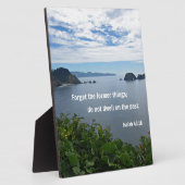 Isaiah 43:18 Vergeet de vroegere dingen; niet.. Fotoplaat (Zijkant)