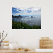 Isaiah 43:18 Vergeet de vroegere dingen; niet.. Poster (Keuken)