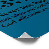 Isaiah 43_19 Bible Verse Christian Saying Poster (Hoek)