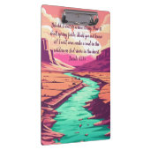 Isaiah 43:19 Clipboard River Desert  Klembord (Rechts)