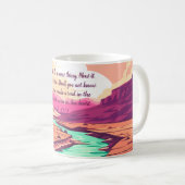Isaiah 43:19 Coffee Mug River Desert Koffiemok (Voorkant rechts)