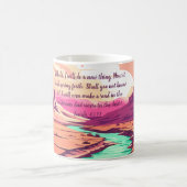 Isaiah 43:19 Coffee Mug River Desert Koffiemok (Center)