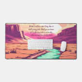 Isaiah 43:19 Desk Mat River Desert  (Keyboard & Muis)