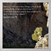 Isaiah 43:19 KJV Wall Art – Scripture Poster (Voorkant)