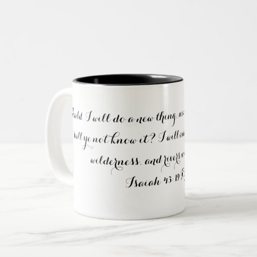 Isaiah 43:19 mok (Voorkant links)