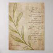 Isaiah 43:1-3 Bible Verse Wall Art Printable Scrip Poster (Voorkant)