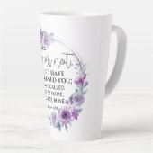 Isaiah 43:1 Fear not I have Redeemed you Floral Latte Mok (Rechterhoek)